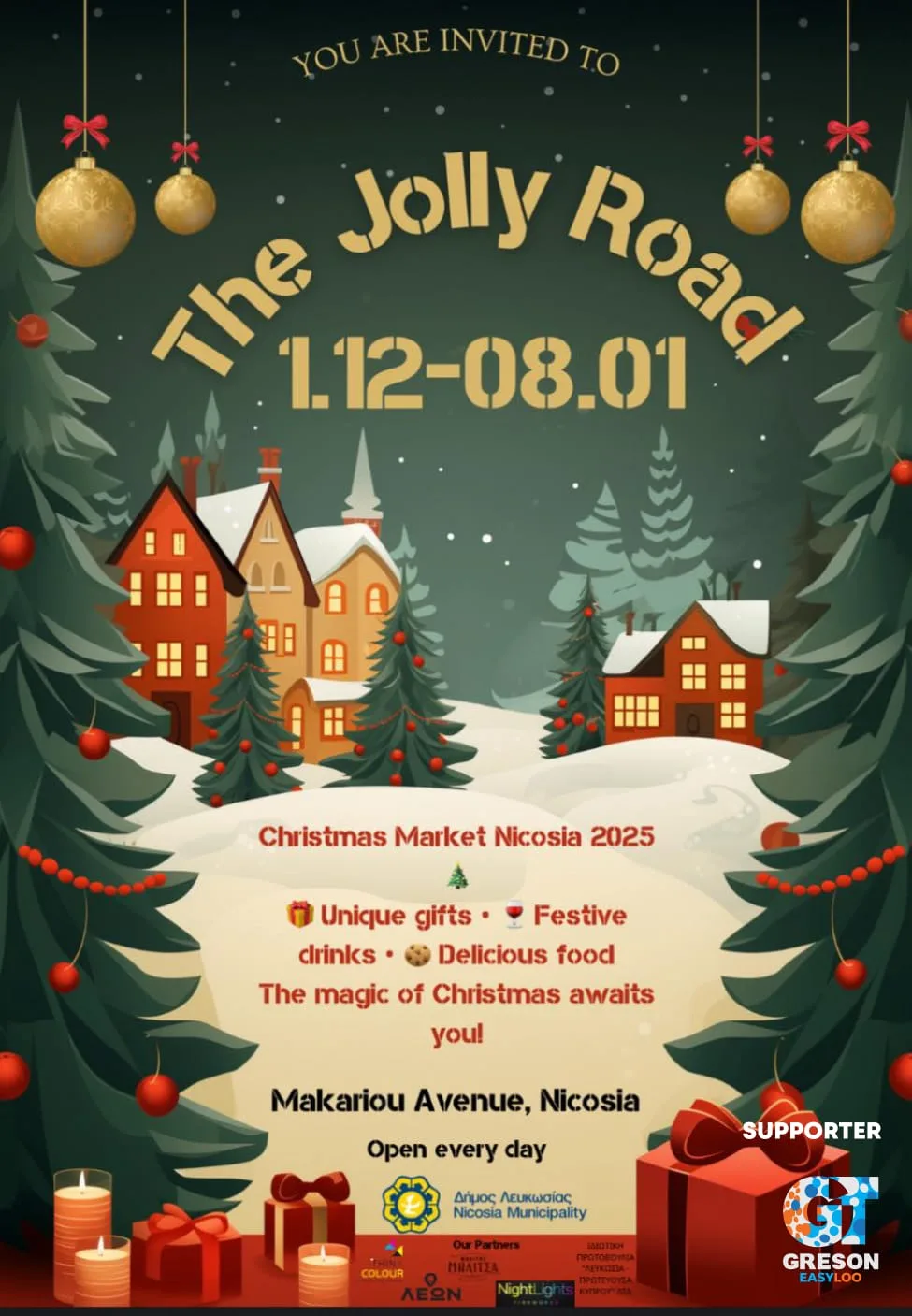 The Jolly Road Christmas Market Nicosia 2025